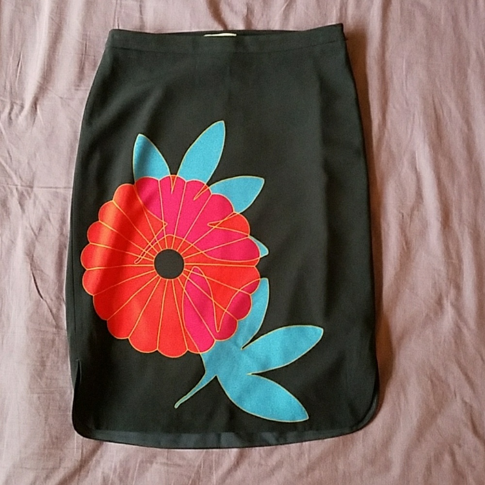 LOFT Floral Skirt